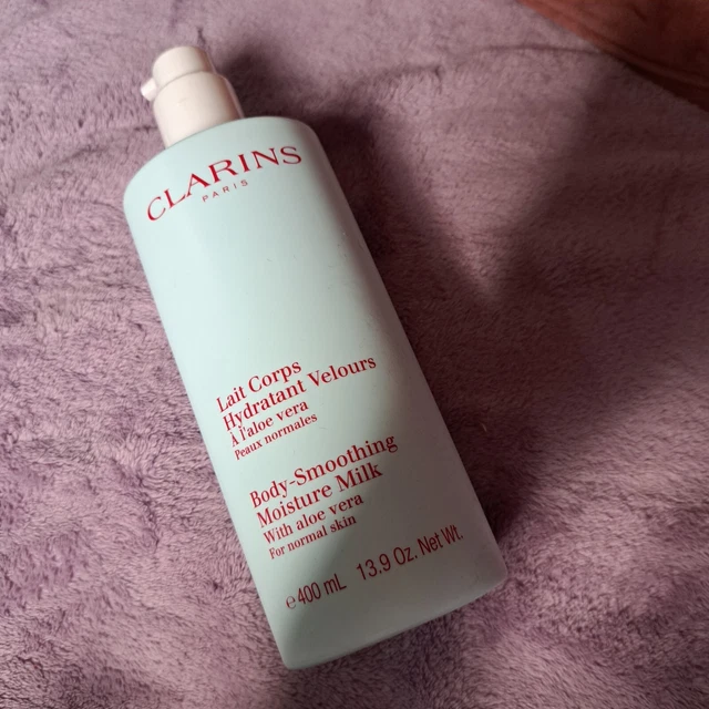CLARINS BODY SMOOTHING Moisture Milk with Aloe Vera, 400 ml 22.97 -  PicClick UK