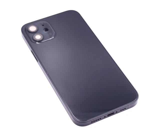 COVER BACK SCOCCA POSTERIORE per REALME GT NEO 2 RMX3370 +VETRO FOTOCAMERA NERO
