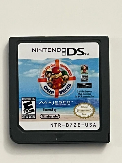 NINTENDO DS ALVIN and the Chipmunks Chipwrecked Rhythm Music Game ...
