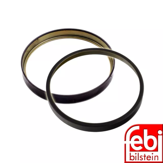 2x FEBI Bilstein ABS-Ring Hinten Sensorring für MERCEDES BENZ W204 W211 W212 R23