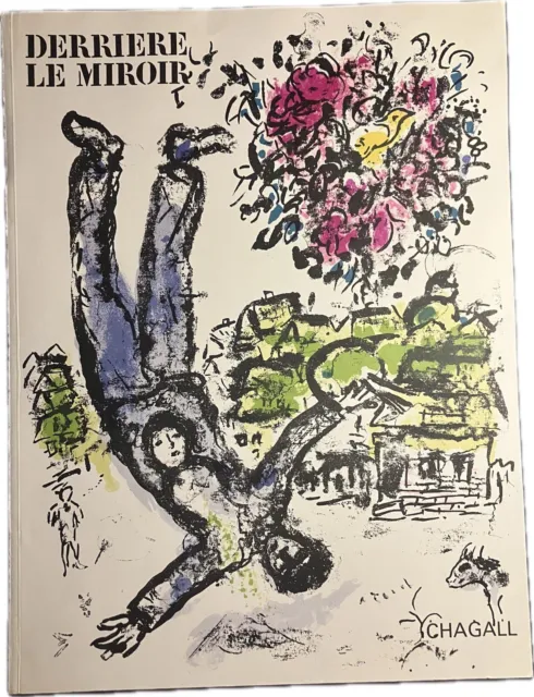 Marc Chagall - Der Strauß des Künstlers 1964.Mourlot 410.Orig.-Farblithografie.