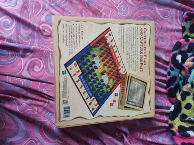 Stratego - Milton Bradley Nostalgia Games Series Edition in Wooden Box Rare