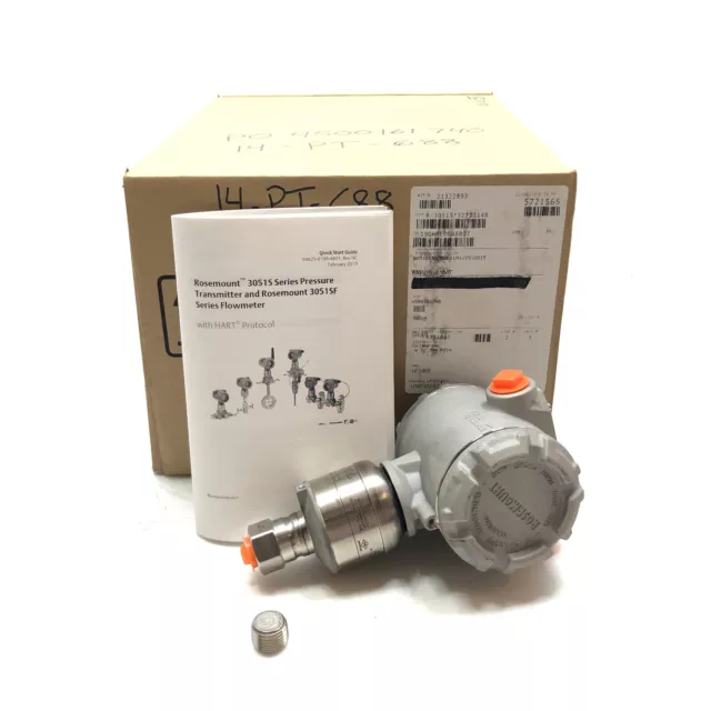 Rosemount 3051S Series In-Line Scalable Pressure Transmitter w/ 300S Housing 3A