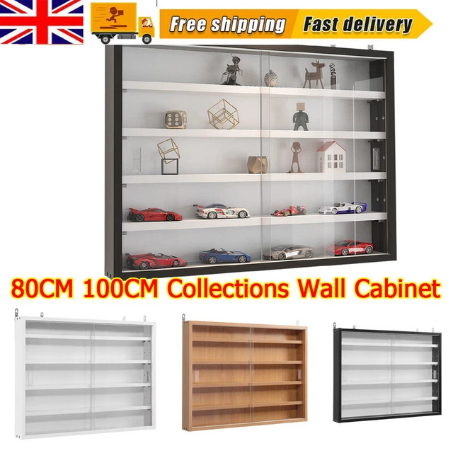 MODERN WALL DISPLAY Glass Laminated Models Collections Shelf