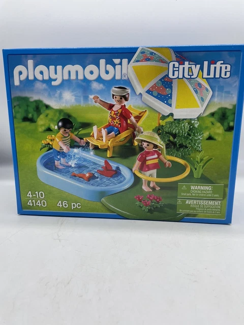 Playmobil® 4140 Set Piscinetta Con Prato Per Bambini | Gioco Compatto Con Figure - 6