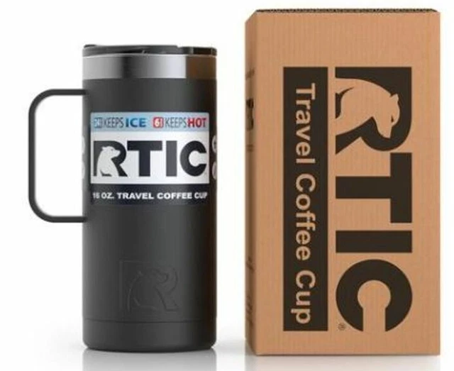 RTIC 16 Oz Stainless Steel Travel Coffee Cup Vacuum Insulated Tumblers/Mugs 10