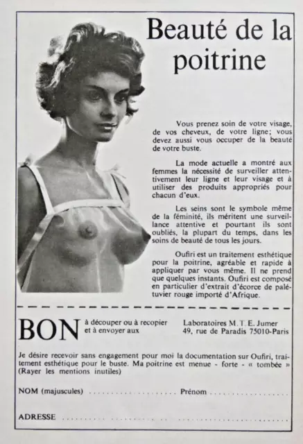 1978 Chest Beauty Ofiri Aesthetic Treatment Press Advertisement - Breast