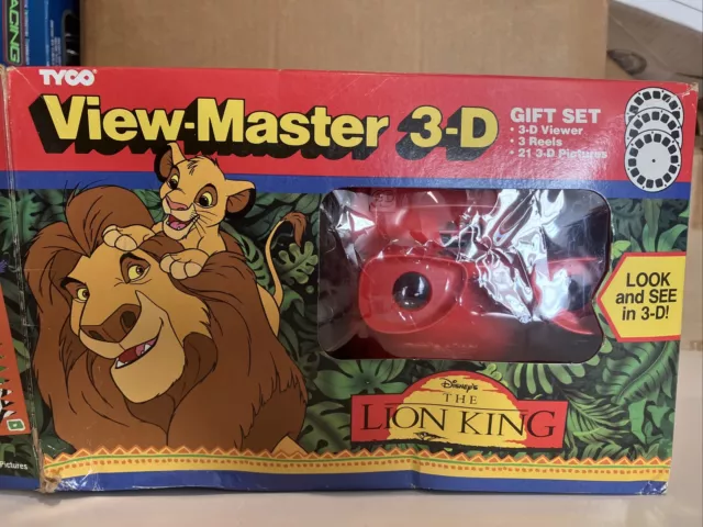 Vtg 1994 Disney Lion King Tyco View-Master 3D Reel Gift Set