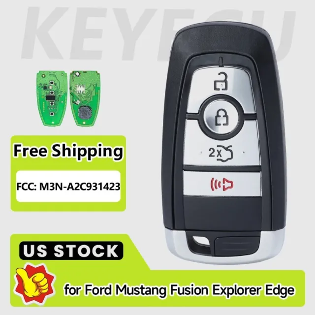 M3N-A2C931423 Keyless Remote Key Fob for Ford Mustang Edge Explorer 2018-2022