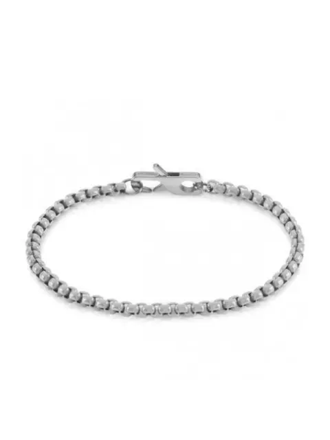 BRACCIALE UOMO GUESS my chains bracciale 4 mm ST L  scelta=P ST JUMB01336JWST.L