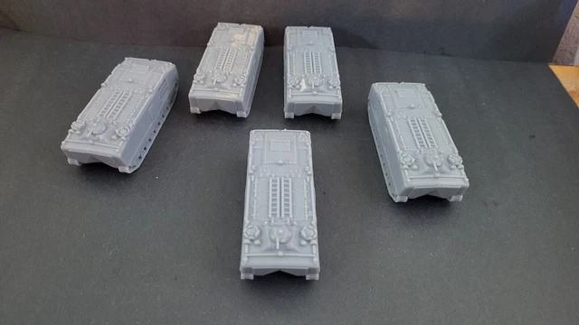 Flames of War: Vietnam U.S. LVTP-5 Platoon X5 'Nam lot resin 2