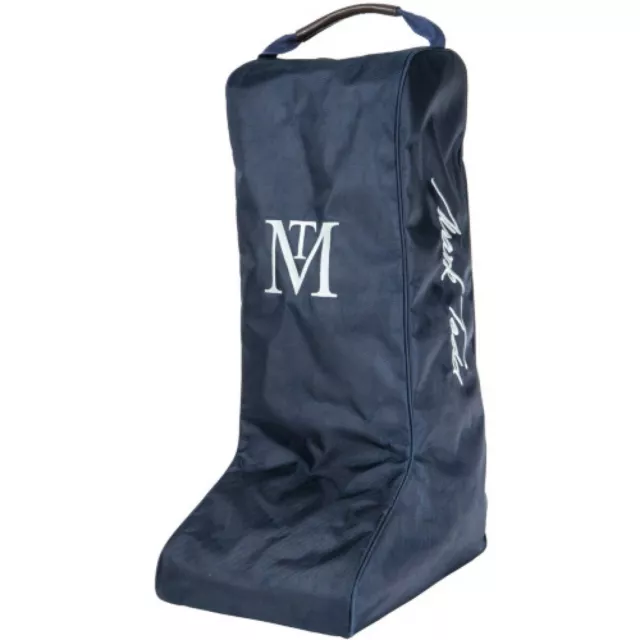 Mark Todd Pro Luggage Collection Long Boot Bag Navy & Chocolate