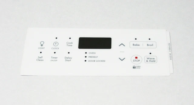 Oven Clock Overlay Pad 139091300 for Electrolux Frigidaire ERC Range Control
