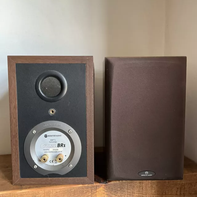 Speakers - Monitor Audio Bronze BR1 Stereo Bookshelf Pair (2) MMP 2 - F11