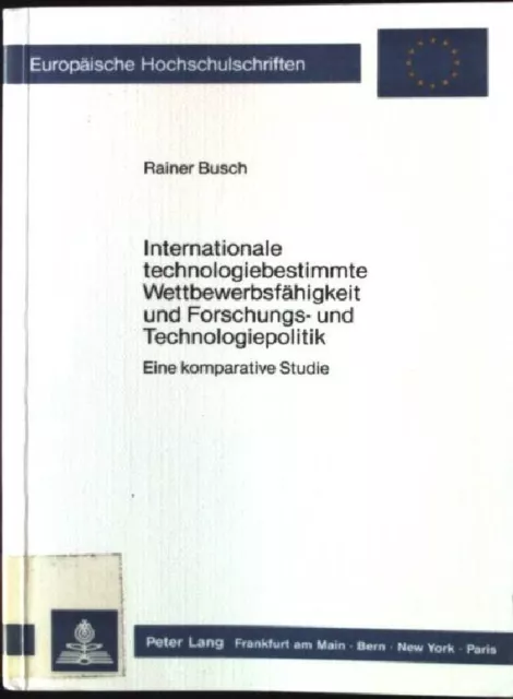 Internationale technologiebestimmte Wettbewerbsfähigkeit und Forschungs- und Tec