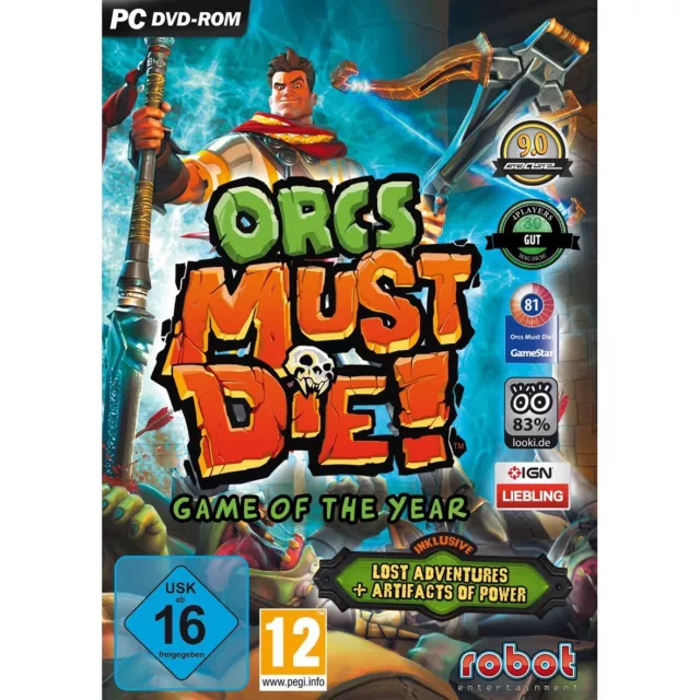 Orcs must die - PC GotY (Jeu de l'année) !!!!!! NEUF + EMBALLAGE D'ORIGINE !!!!!