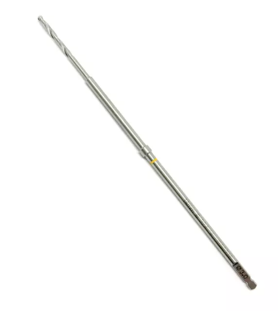 324.14 Drill Bit, 3 dia. x 14 mm Length, Silver, with Stop