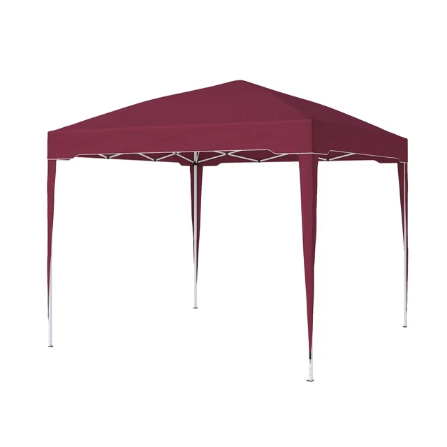 Pavillon Faltpavillon Partyzelt Gartenzelt 3x3m wasserdicht Rot Gartenpavillon