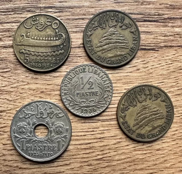 Lebanon 5 Coins