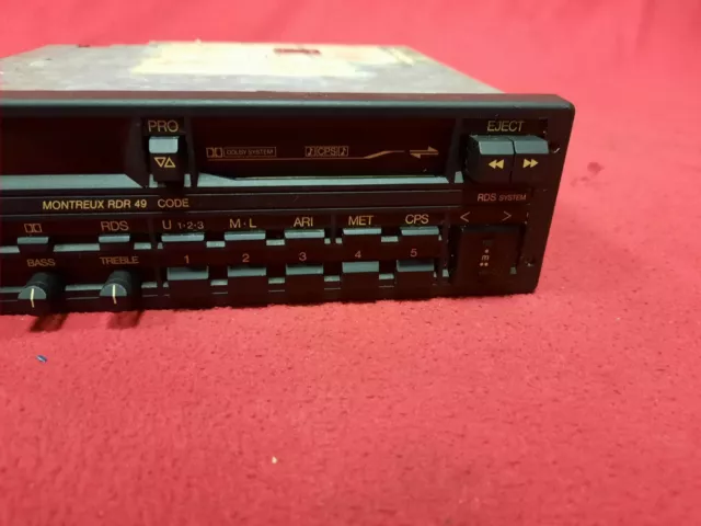 Blaupunkt Montreux RDR 49 Autoradio Radio Oldtimer Youngtimer Vintage 3