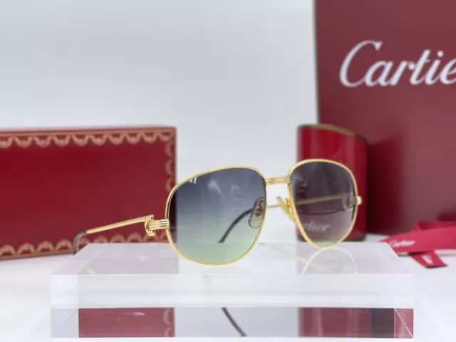 VINTAGE CARTIER ROMANCE Louis 58 18 100 Genuine Sunglasses