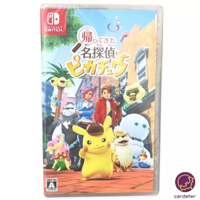 Detective Pikachu Returns Nintendo Switch Japan Edition Brand NEW