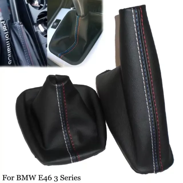 BMW 3 series E36 E46 car shift gear stick manual & handbrake gaiter shift boot