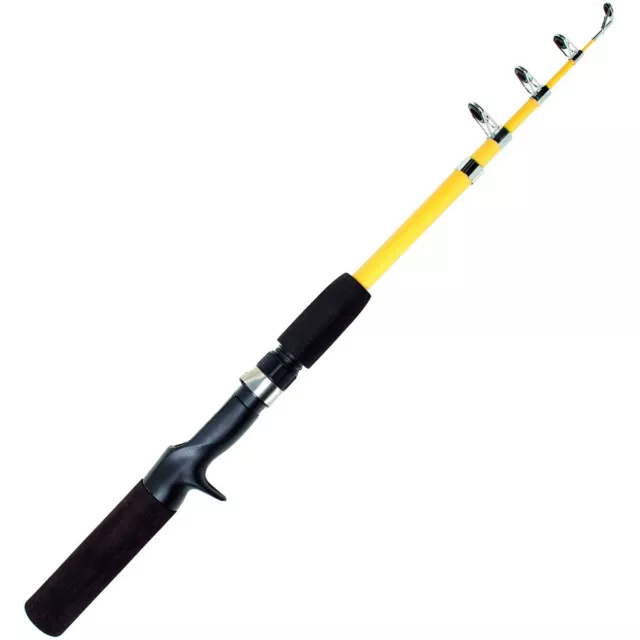 EAGLE CLAW 5'6 One Piece Pack-It Telescopic Spincast Rod $24.99