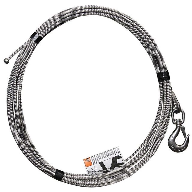OZ LIFTING PRODUCTS OZSS.25-55B Cable,Stainless Steel,1200 lb.