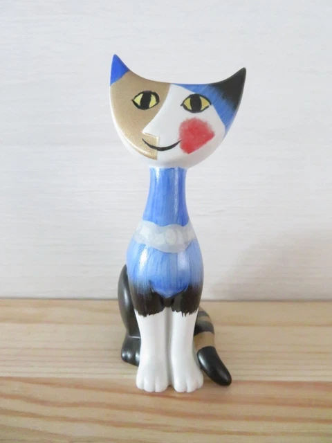 Figurine Goebel Rosina Wachtmeister – Chat Nero En Porcelaine, 12.5 Cm, Collection 31400861