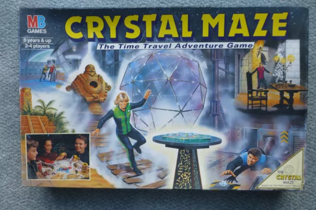 ***** Vintage CRYSTAL MAZE Board Game - Complete - VGC