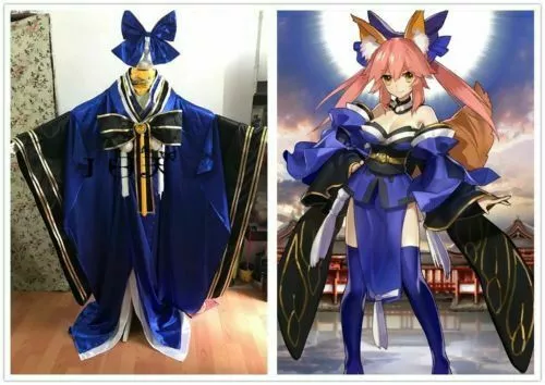 Fate/Grand Order FGO Tamamo no Mae Maid festival Cosplay Costume