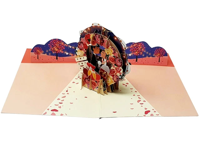 Carte Pop-Up 3D Santoro – Moto Qui Balance – Idéale Anniversaire, Fête Des Pères, Pour Lui – Mécanisme Interactif