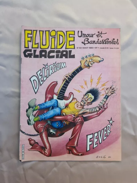 Bd Vintage Fluide Glacial N° 50 Août 1980