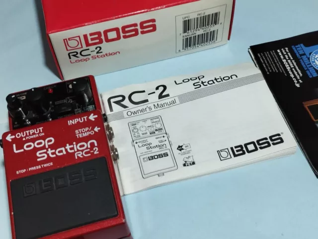 Pédale Looper BOSS RC-2, boîte avec instructions, comme neuf  station Loop