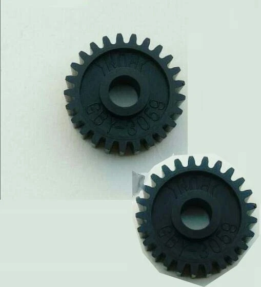 2PCS Nylon Gear Straight 19.5mm 25 Teeth 0.7 Die Hole 5mm For Reduction Teeth