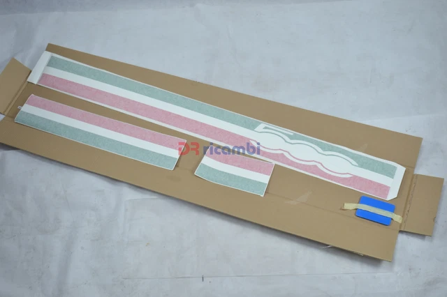 Bande Tricolore Italienne Autocollant Pour Fiat 500 – 3 Cm X 55 Cm – Style Racing