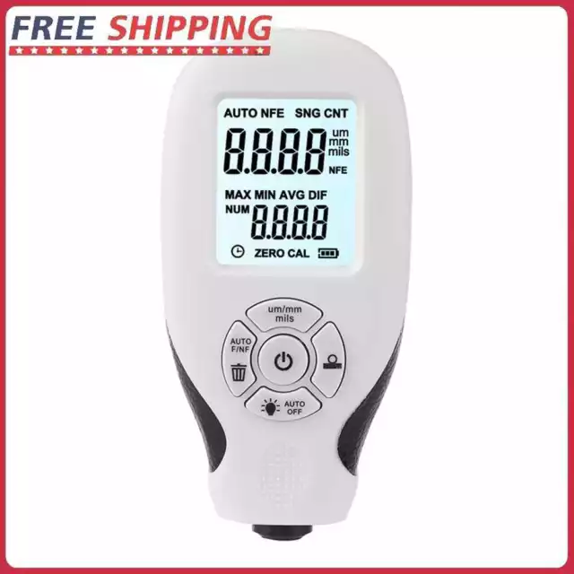 HW-300 Digital Coating Thickness Gauge Car Paint Meter Dry Film Thickness Tester