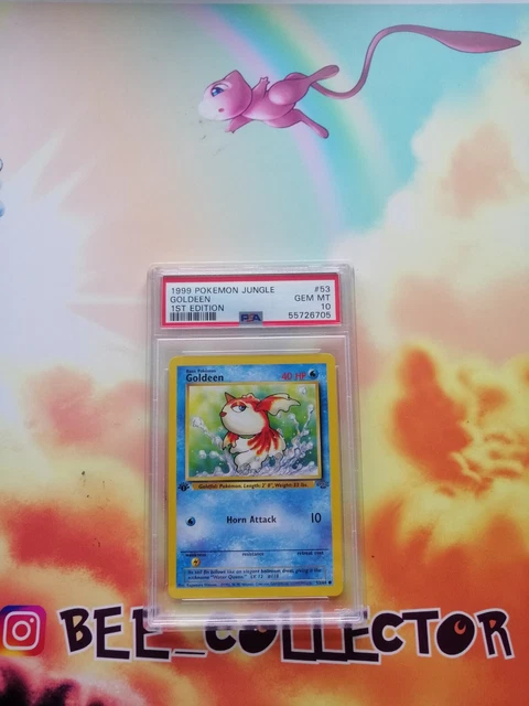 UK SELLER!! WOTC pokemon 1999 1st edition jungle Goldeen PSA 10 #53