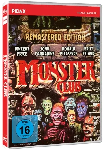 Monster Club * DVD Schwarzhumoriger Gruselfilm * Pidax Neu