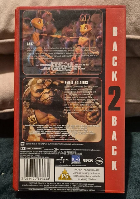 Smallest Signal Box ANTZ & SMALL Soldiers VHS 1998 Back to Back Video Box Set £3.31 ...