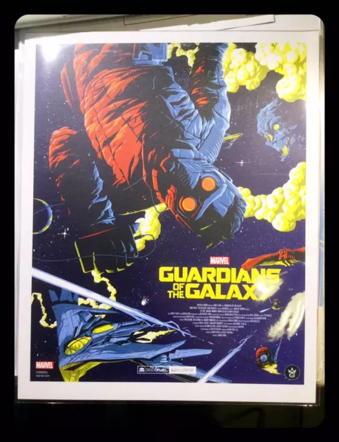 Guardians Of The Galaxy Edition Limitée Art Print Geek Fuel Exclusive Affiches