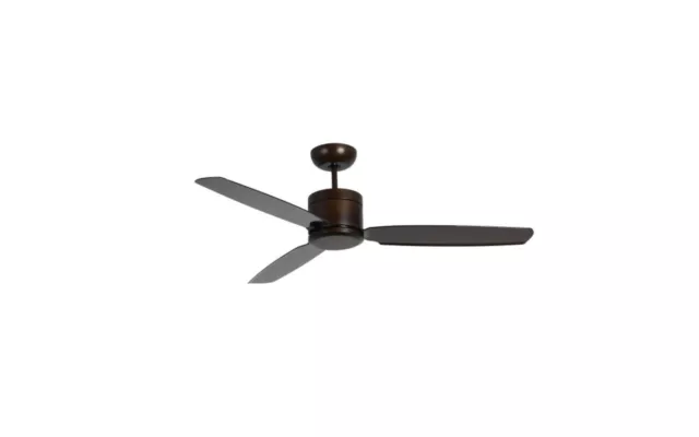 Ventilateur de plafond avec télécommande Turno basse conso 132 cm Bronze / Noyer 2