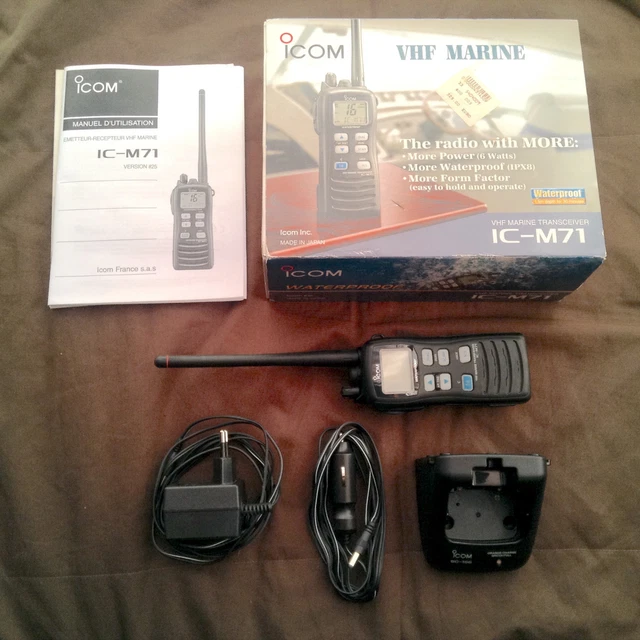 Icom IC-M71 VHF Marine - Occasion - Appel Sélectif - Fabriqué Au Japon