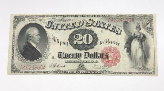 1880 $20 Legal Tender Fr#147  Large Note US Currency