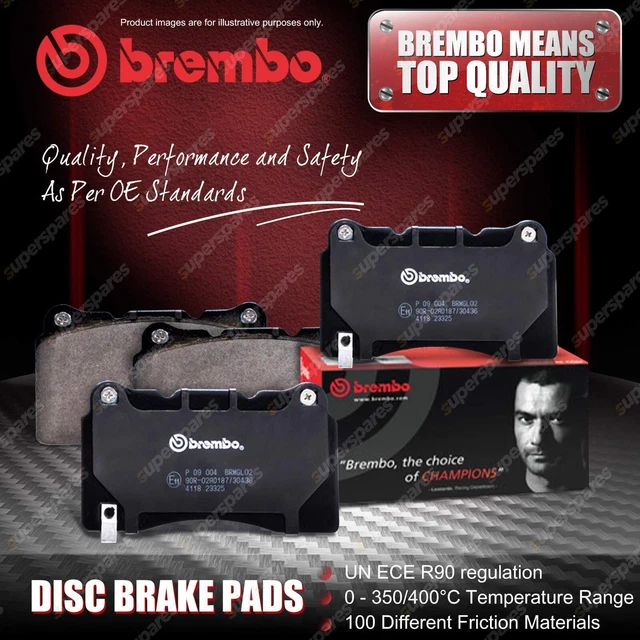 4PCS FRONT BREMBO Disc Brake Pads for VW Tiguan TRoc Tharu Magotan 95