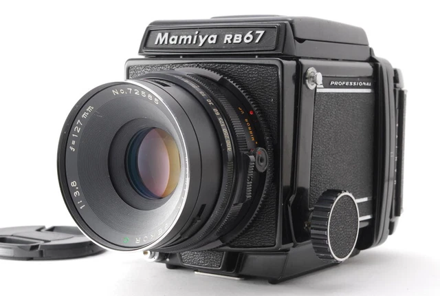 [Casi como nuevo] Mamiya RB67 Pro + Sekor C 127 mm f3,8 + 120 FilmBack de JAPÓN