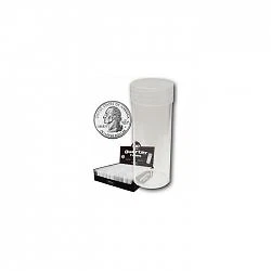 BCW Coin Tubes - Quarter - Case