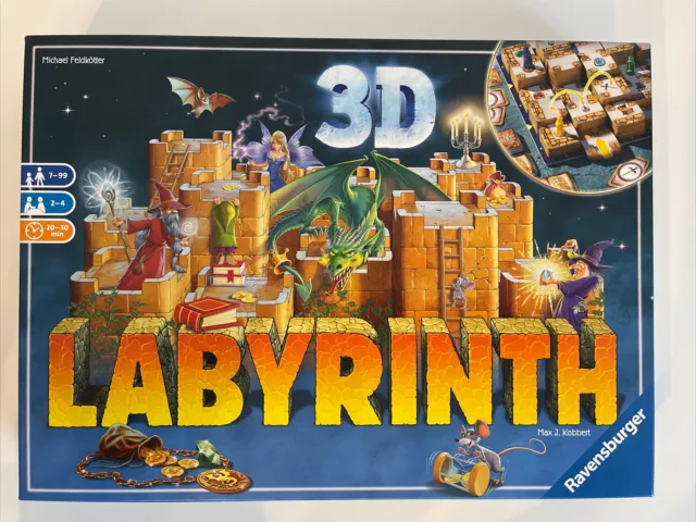 Ravensburger 26113 Das verrückte Labyrinth 3D nicht gespielt ist wie neu!