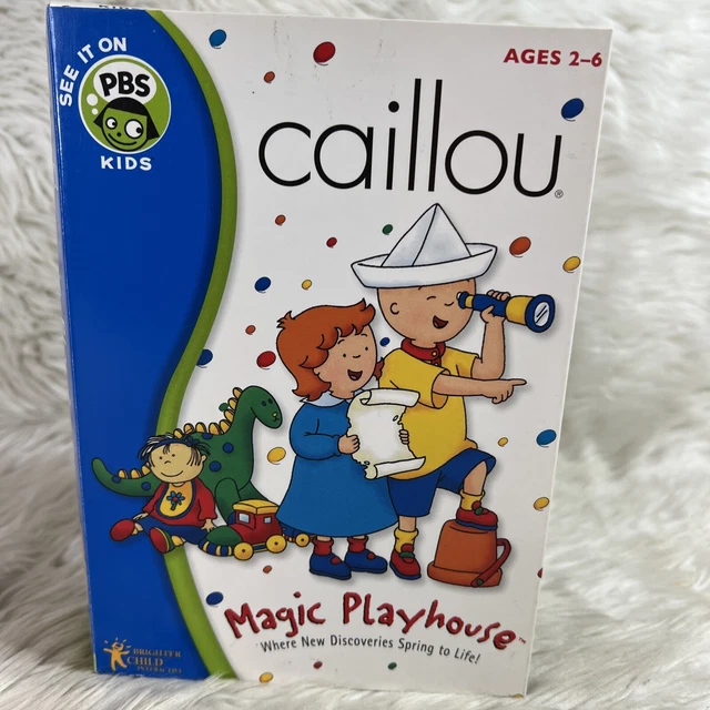 VIDEO GAME PC Caillou Magic Playhouse PBS kids NEW SEALED Box 10.39
